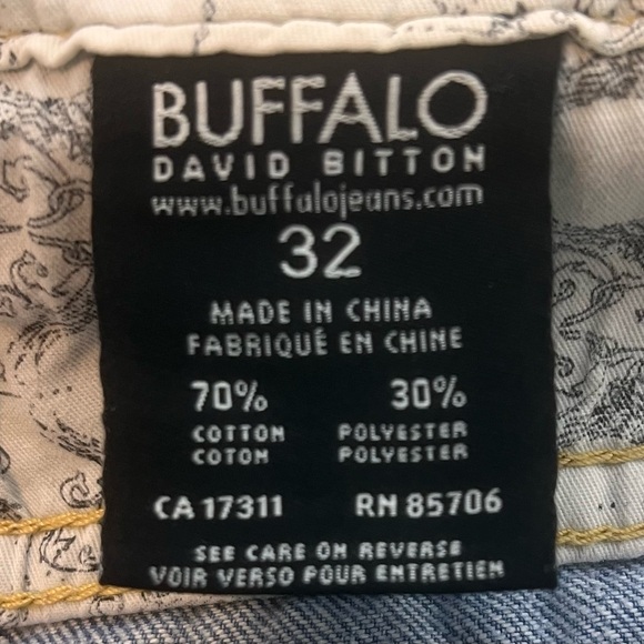 Buffalo Men's Relaxed Straight Leg Driven Jeans. W32x30L - Picture 3 of 3